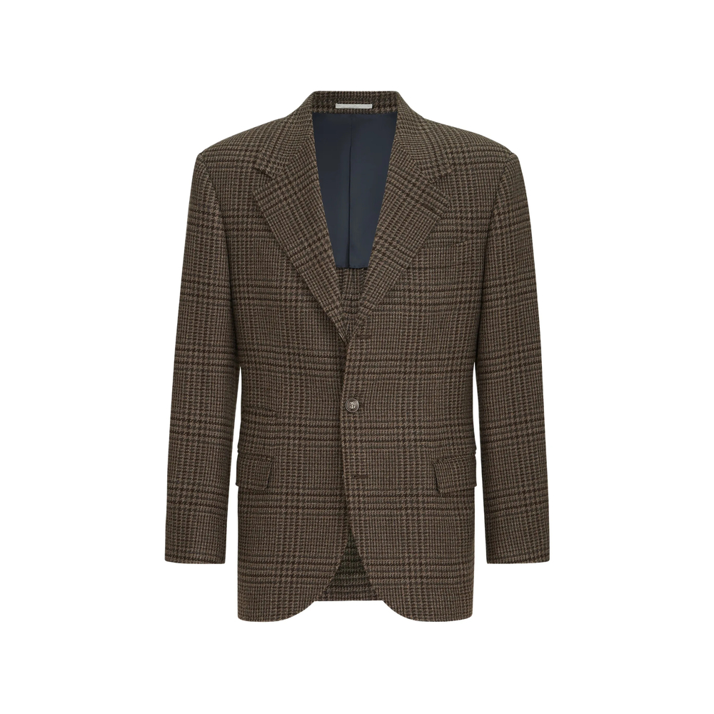 Cashmere Prince Of Wales Tailor Blazer
