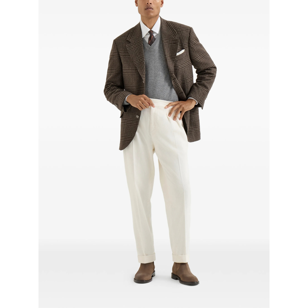 Cashmere Prince Of Wales Tailor Blazer