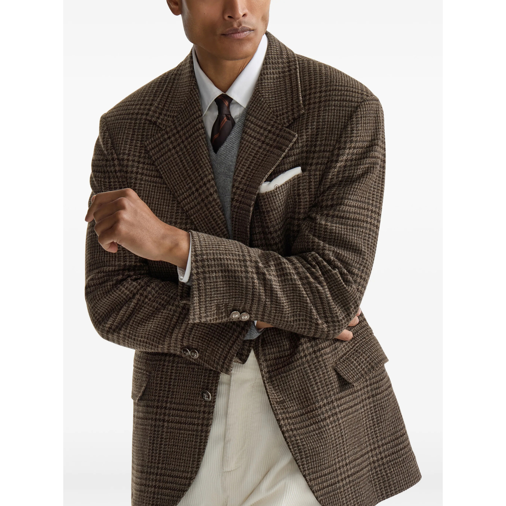 Cashmere Prince Of Wales Tailor Blazer