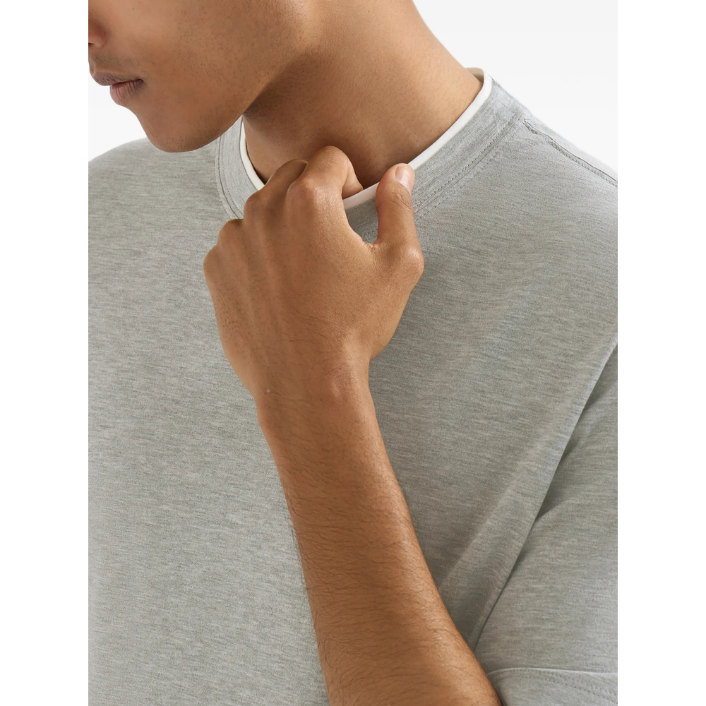 And Cotton Lightweight Jersey Crew Neck T-Shirt