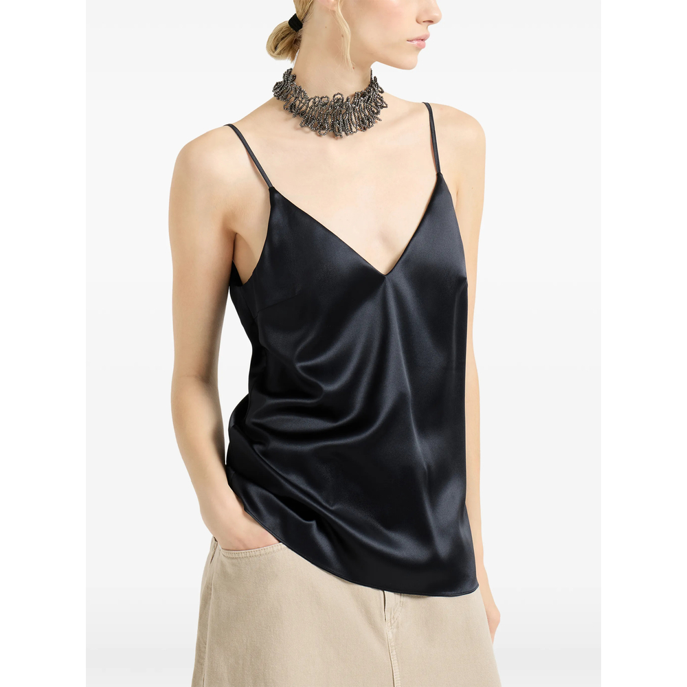 Stretch Silk Satin Camisole