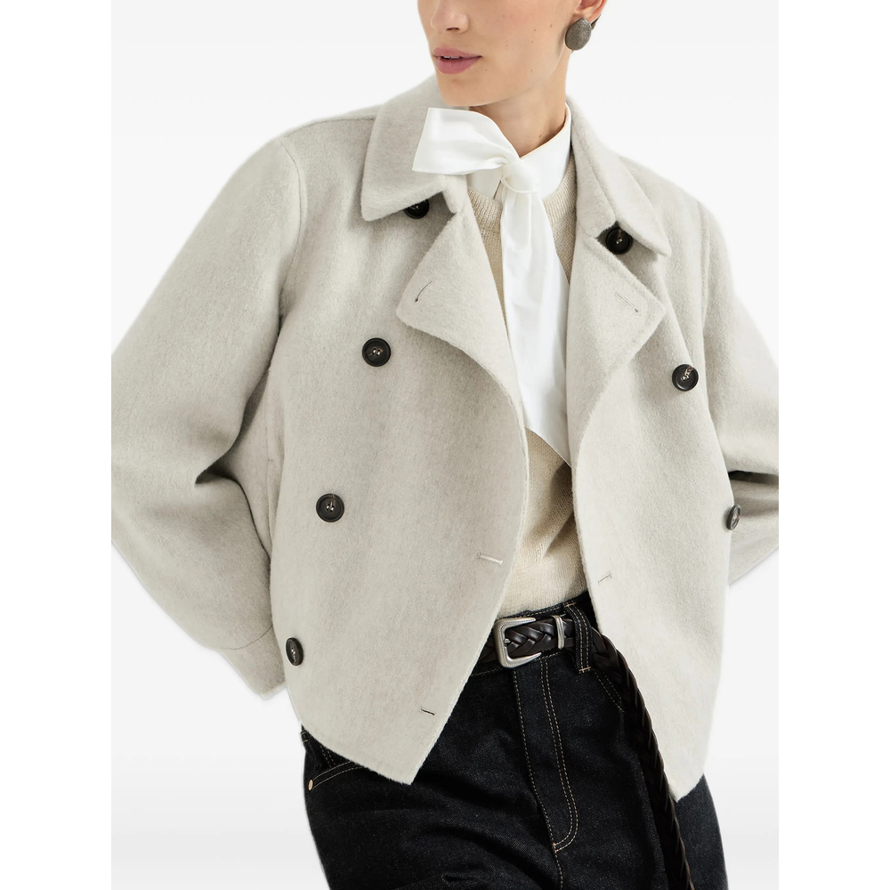 Hand-Crafted Cropped Pea Coat