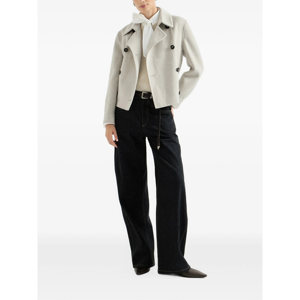 Hand-Crafted Cropped Pea Coat