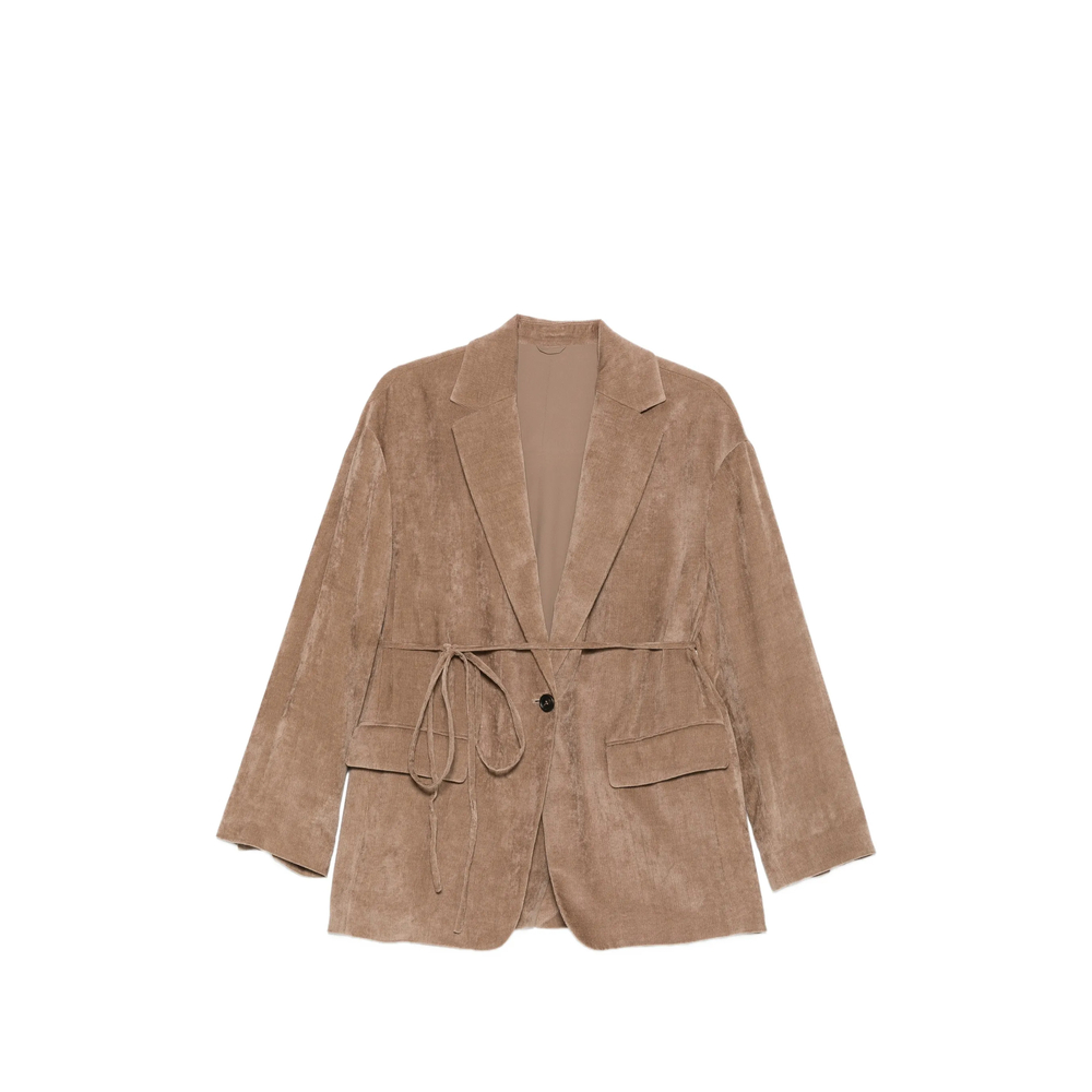 Brunello Cucinelli Belted Corduroy Jacket