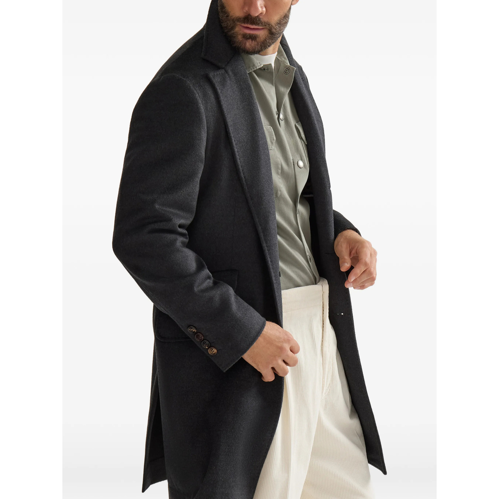 Lightweight Virgin-Wool Cloth Coat