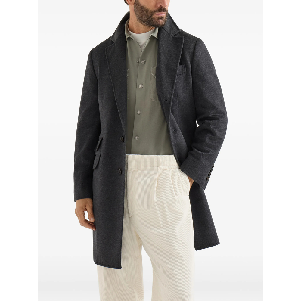 Lightweight Virgin-Wool Cloth Coat