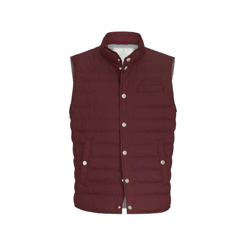 Brunello Cucinelli Lightweight Techno Fabric Down Vest