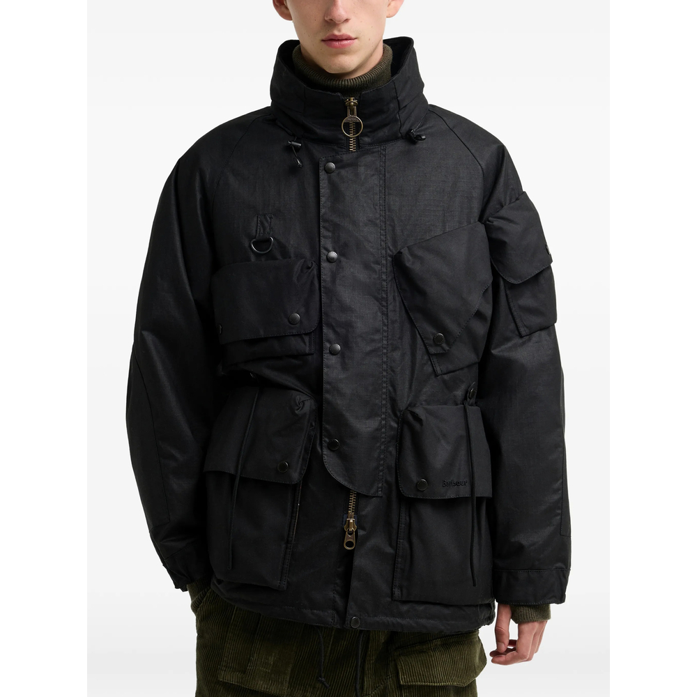 Multi-Pocket Waxed Jacket