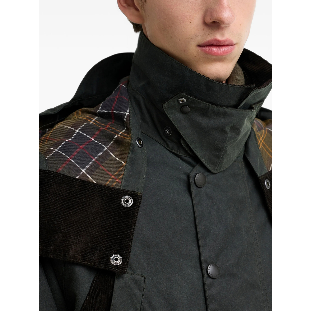 Waxed-Cotton Hooded Jacket