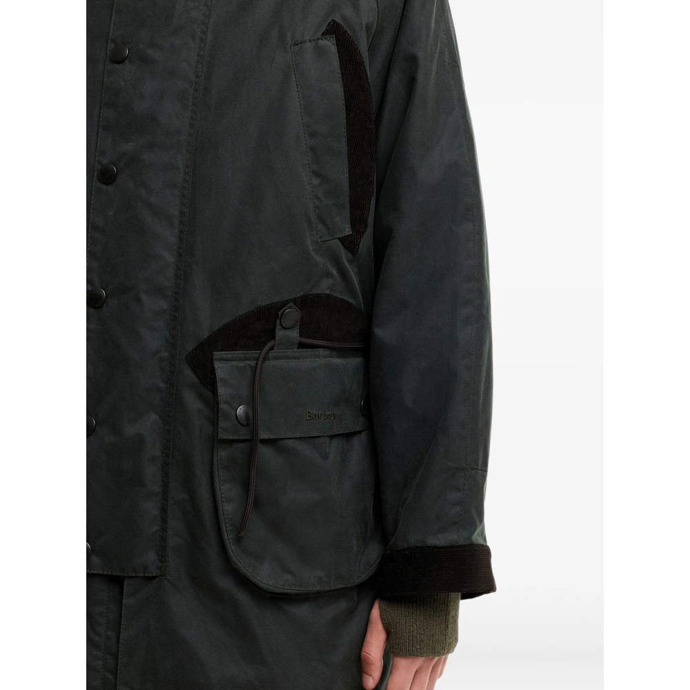 Waxed-Cotton Hooded Jacket