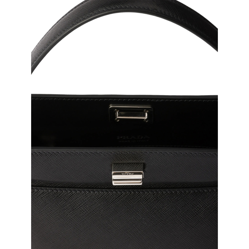 Mini Avoir Saffiano-Leather Tote Bag