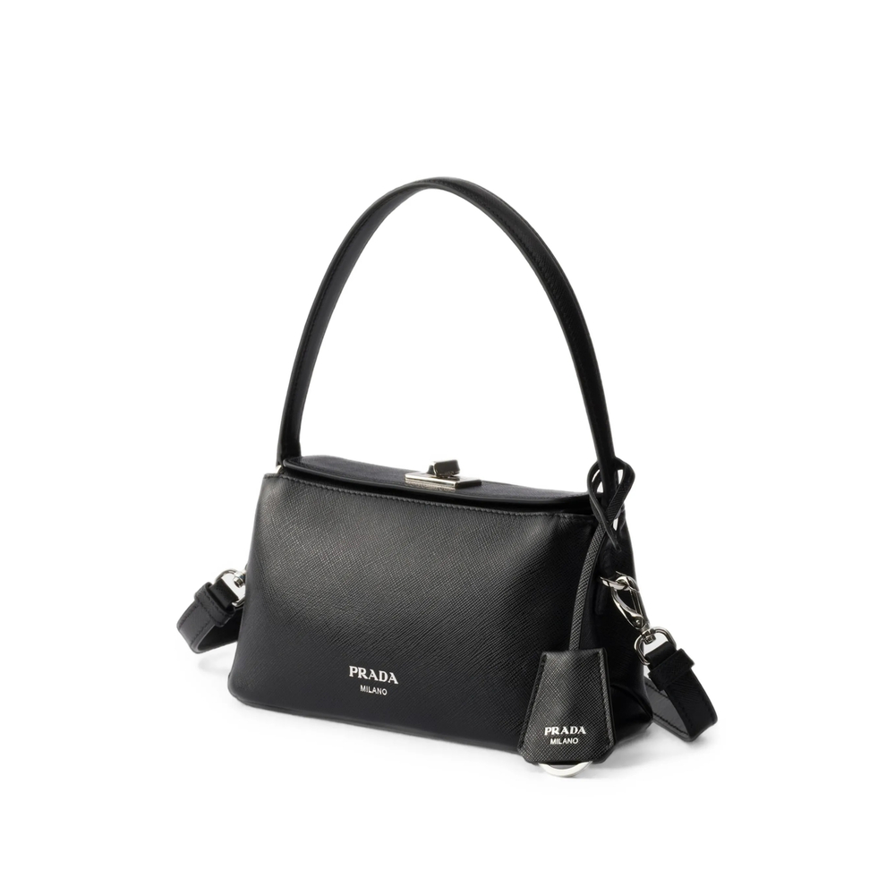 Mini Avoir Saffiano-Leather Tote Bag