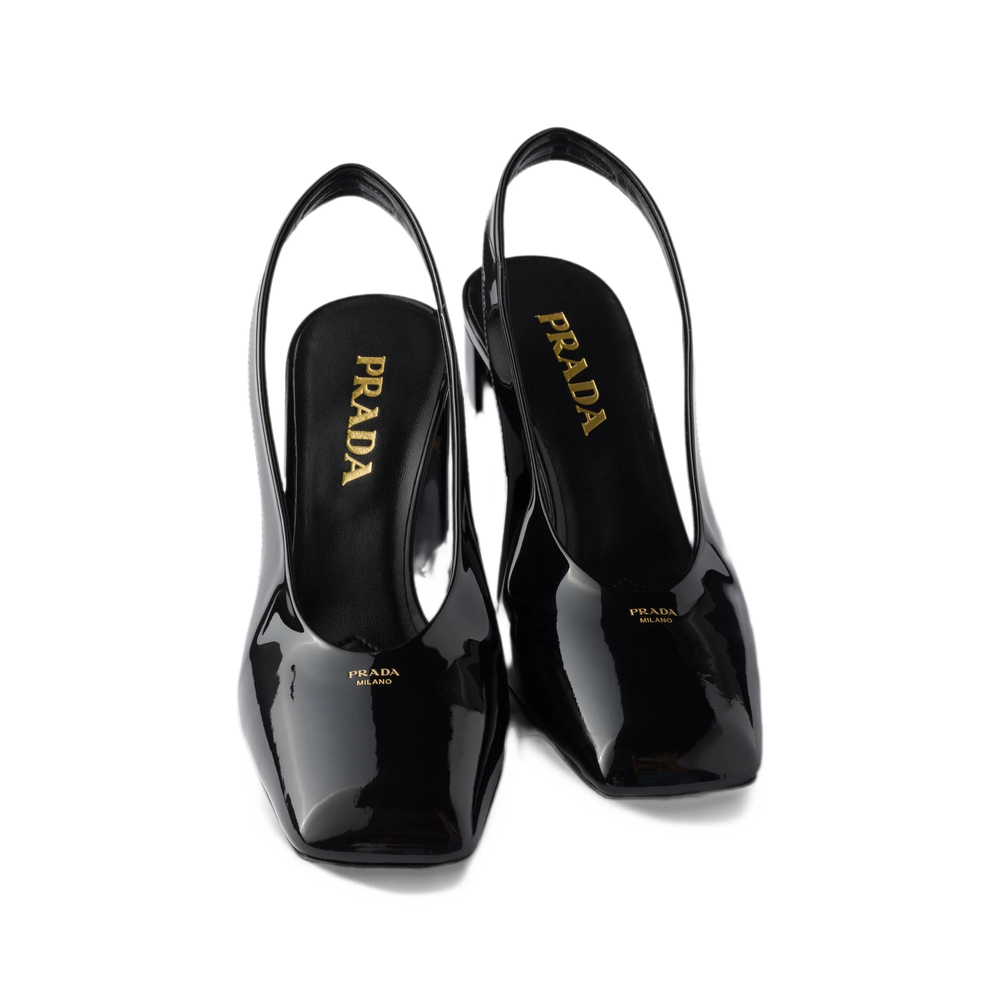 Patent-Leather Slingback