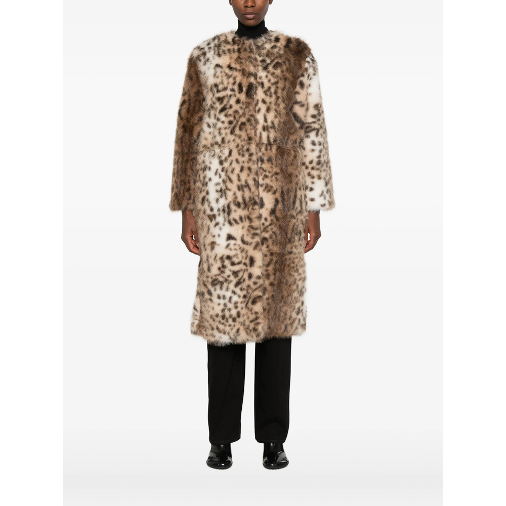 Leopard-Print Coat