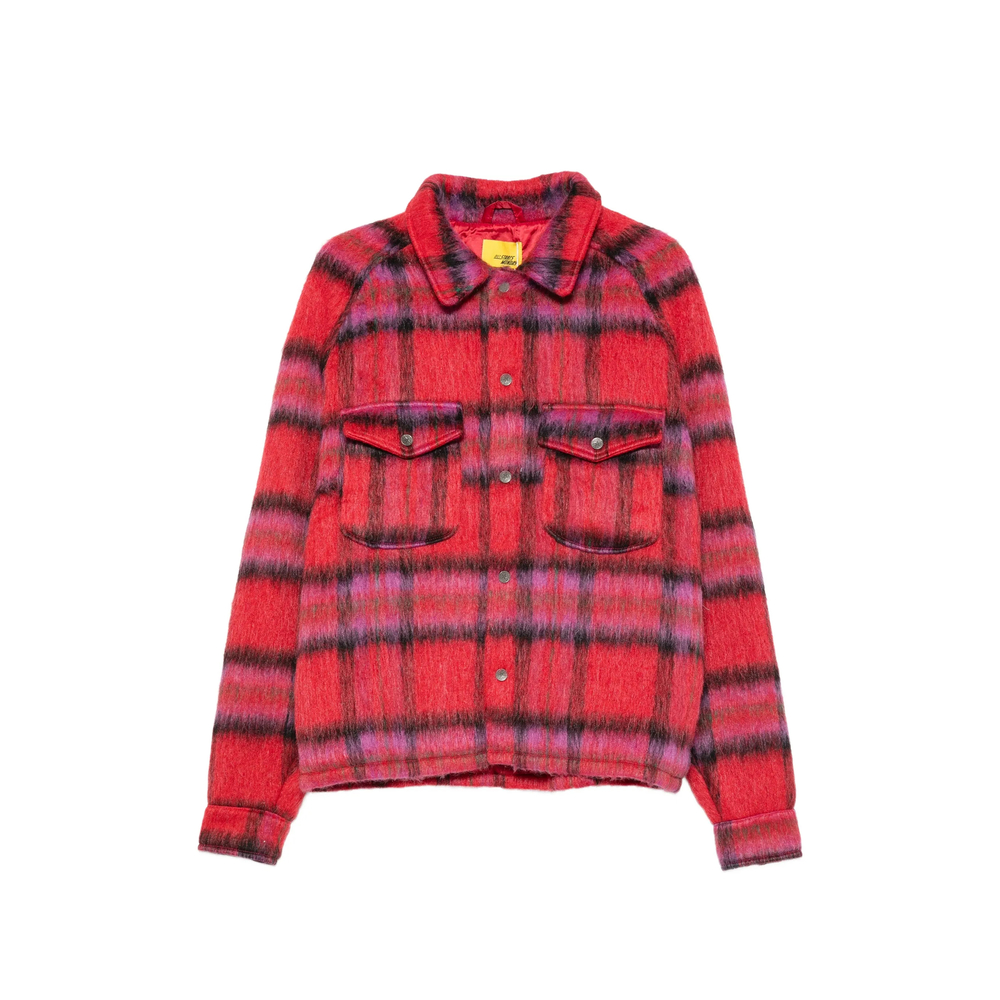 Check-Pattern Oversized Shirt