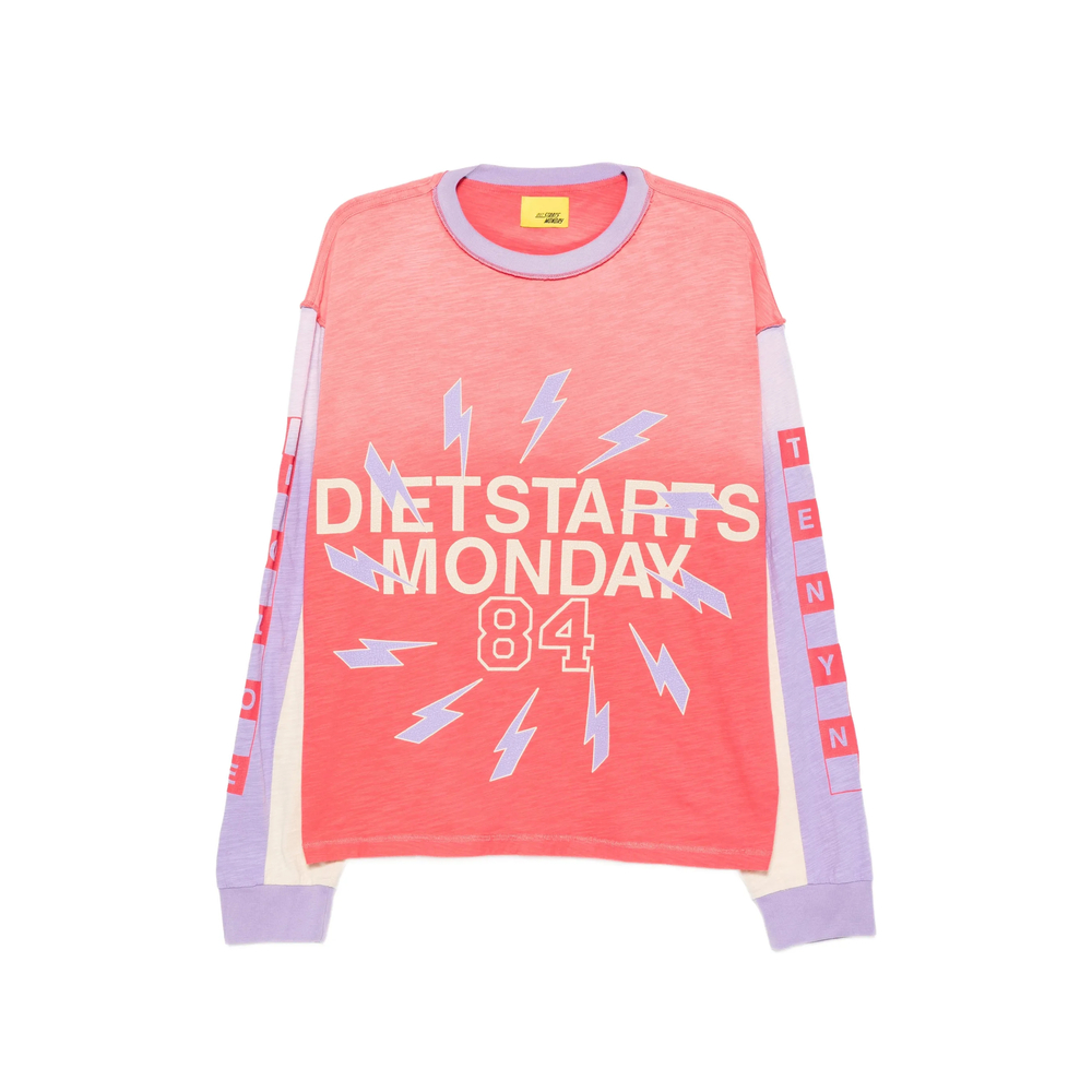 Logo-Print Panelled Sweater