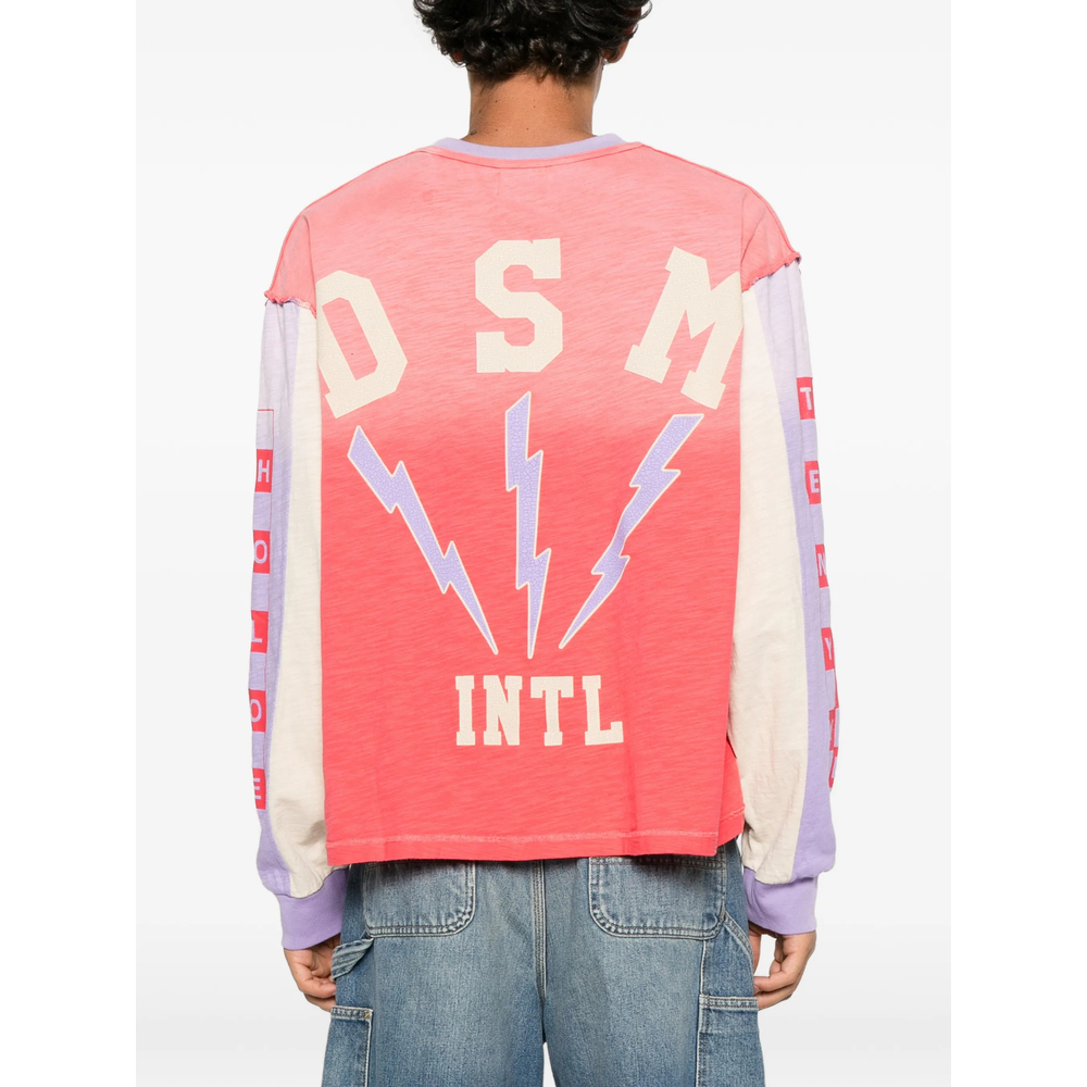 Logo-Print Panelled Sweater