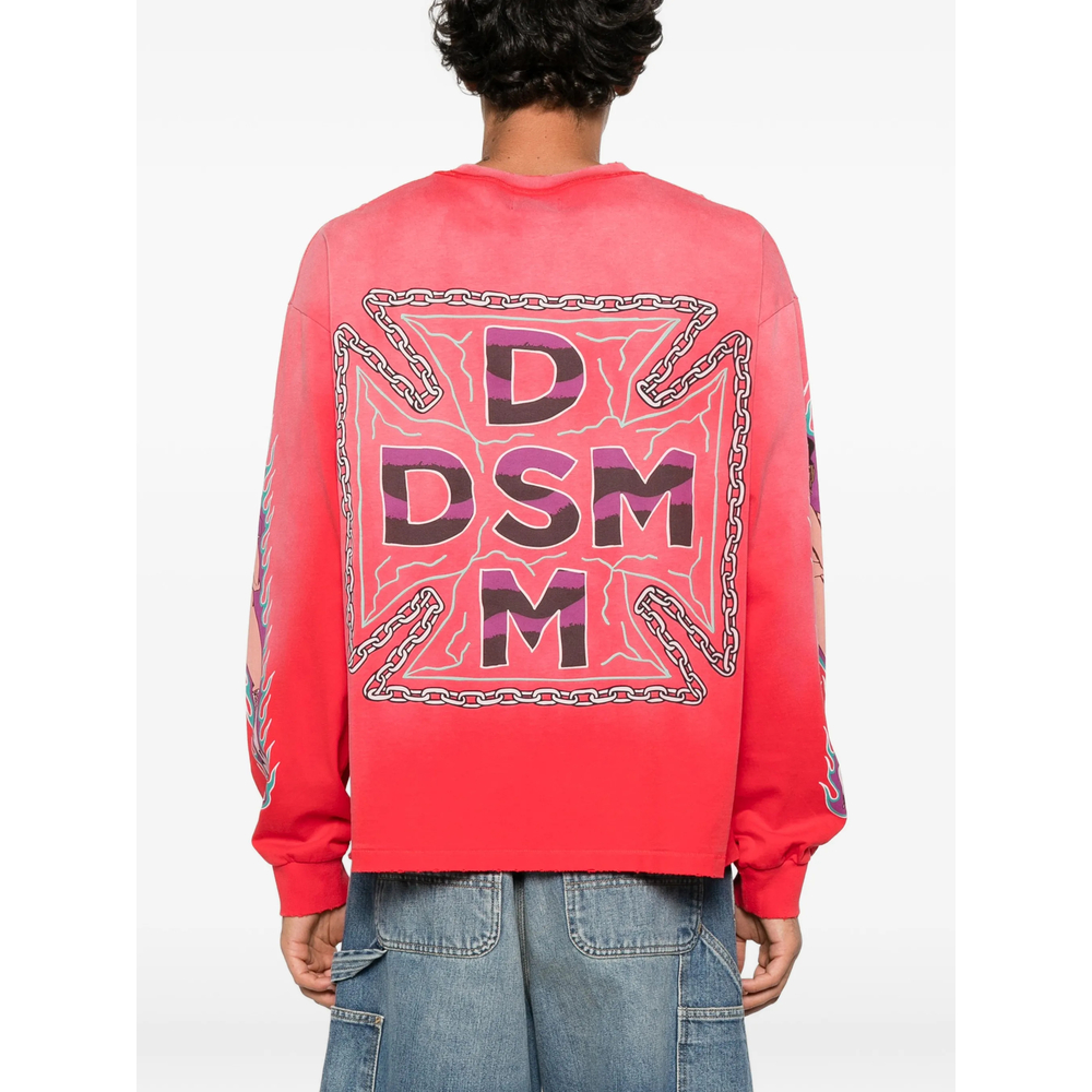 Graphic-Print Long-Sleeve T-Shirt