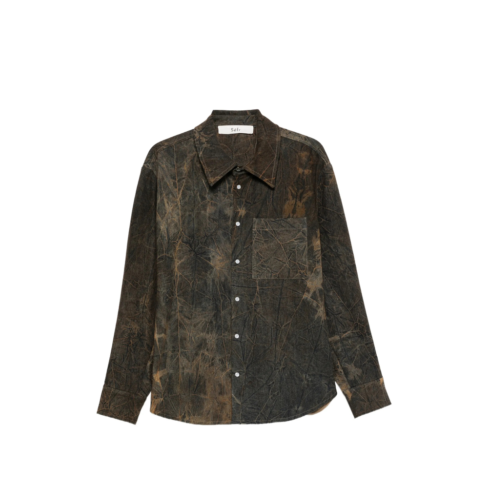 Séfr Overdyed Button-Down Shirt