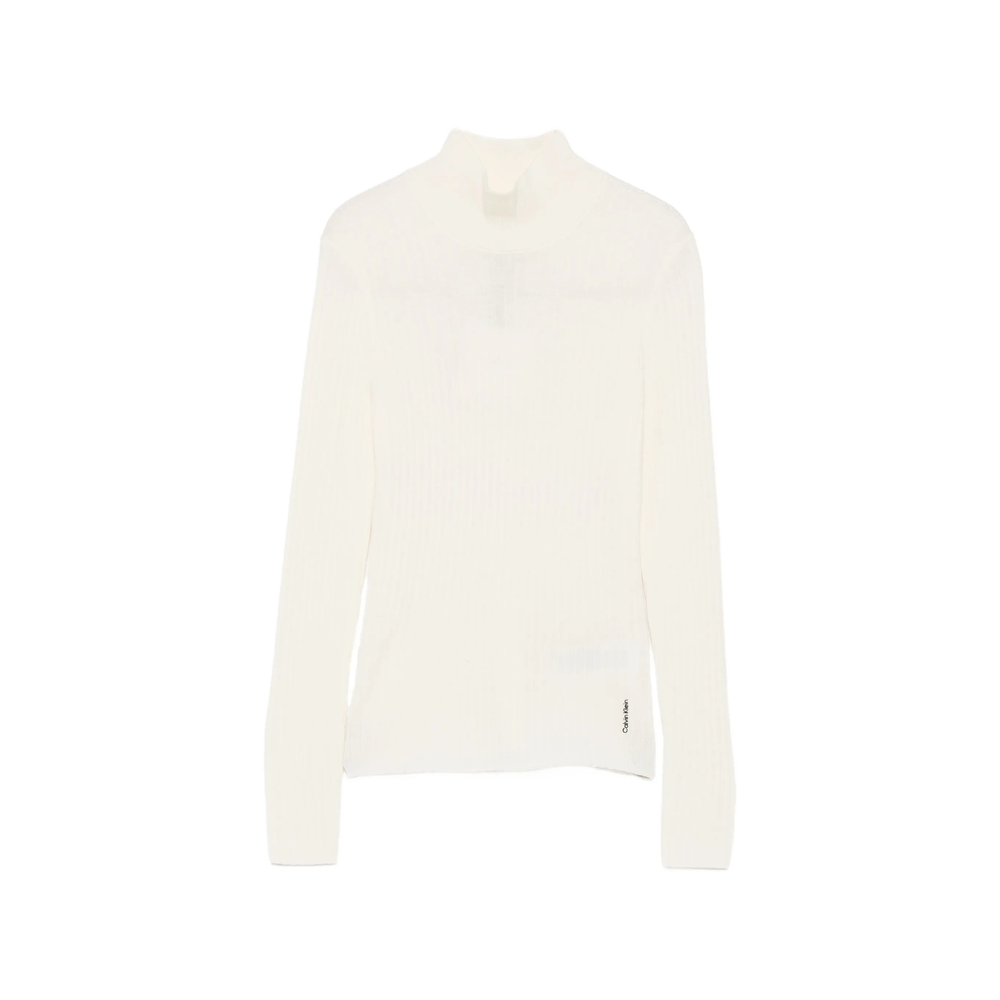 Ribbed-Knit Roll-Neck Sweater