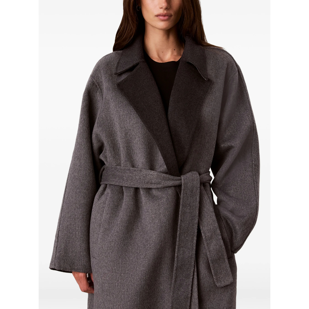 Belted Storm-Flap Coat