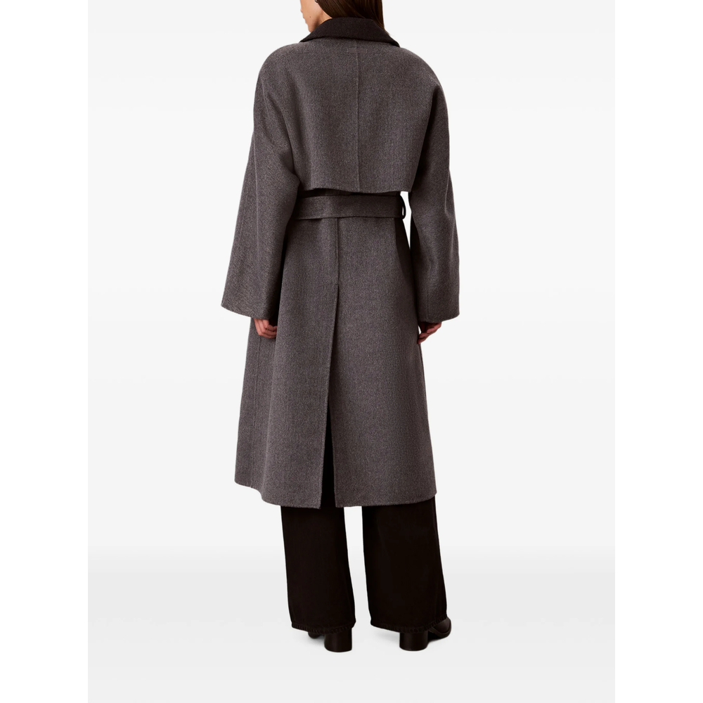 Belted Storm-Flap Coat