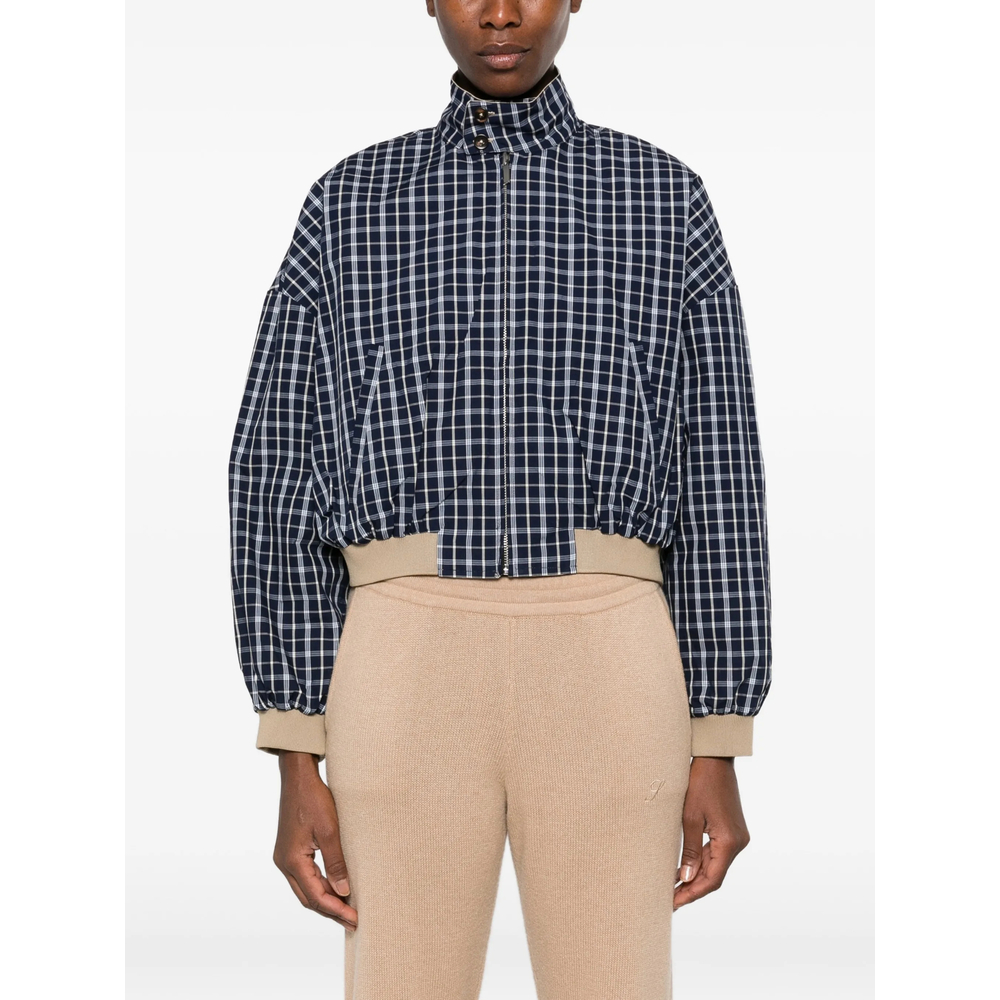 Gora Reversible Gingham-Check Jacket
