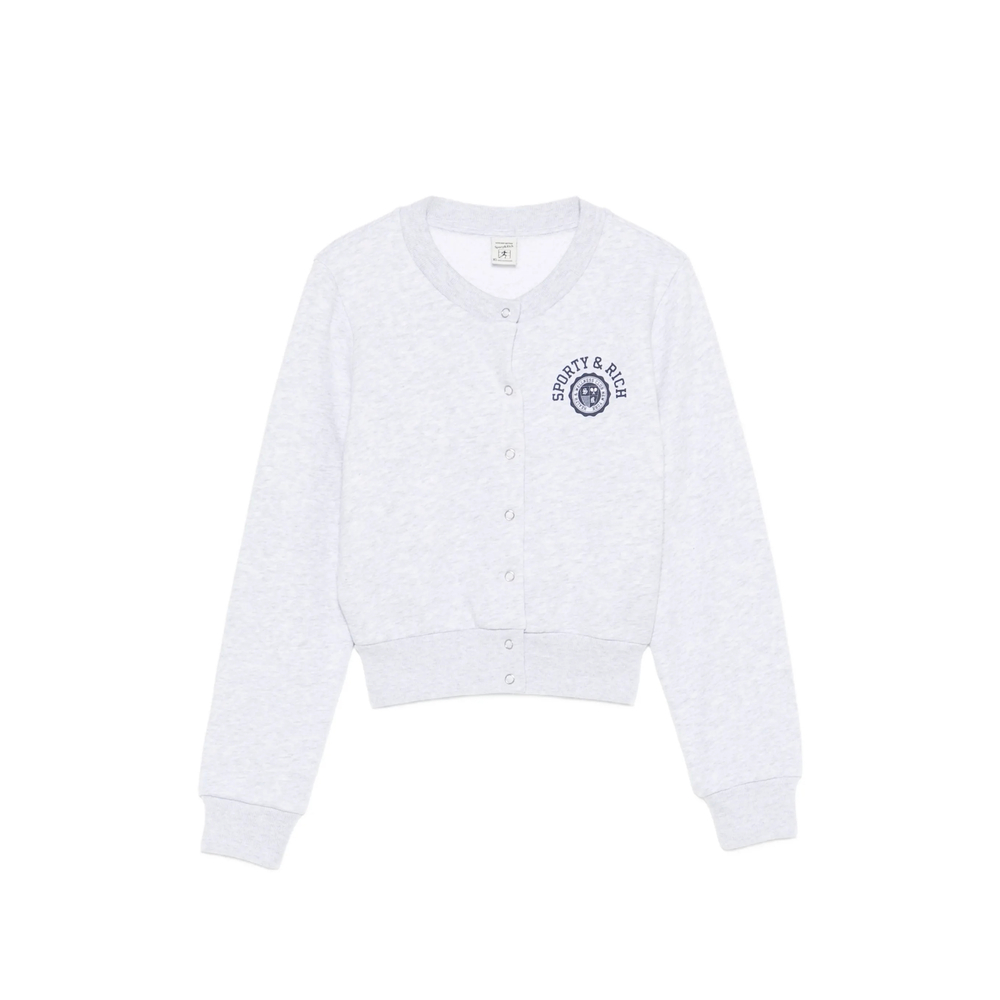 Logo-Print Cropped Sweatshirt