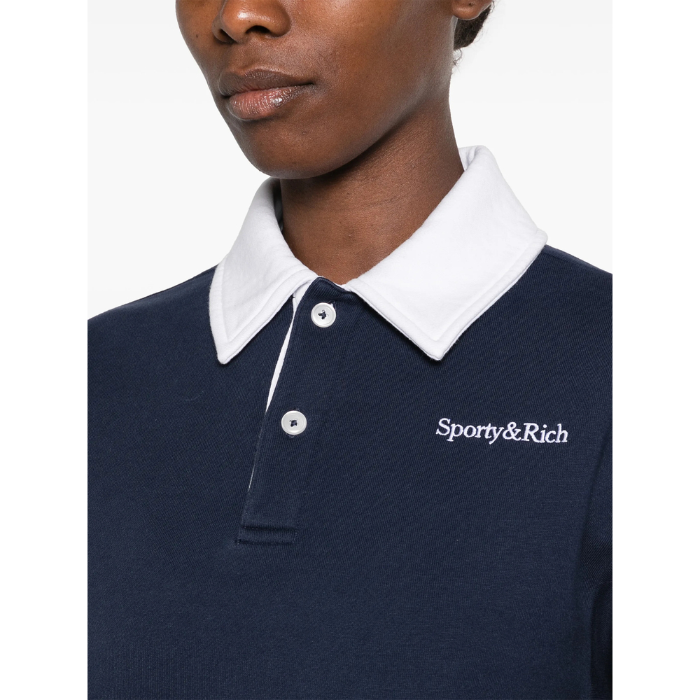 Logo-Embroidered Polo Top