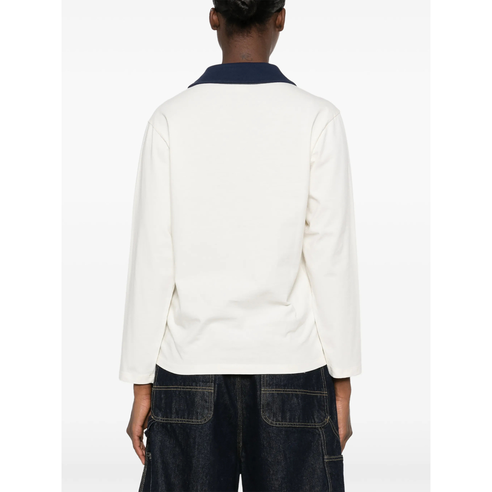 Logo-Embroidered V-Neck T-Shirt