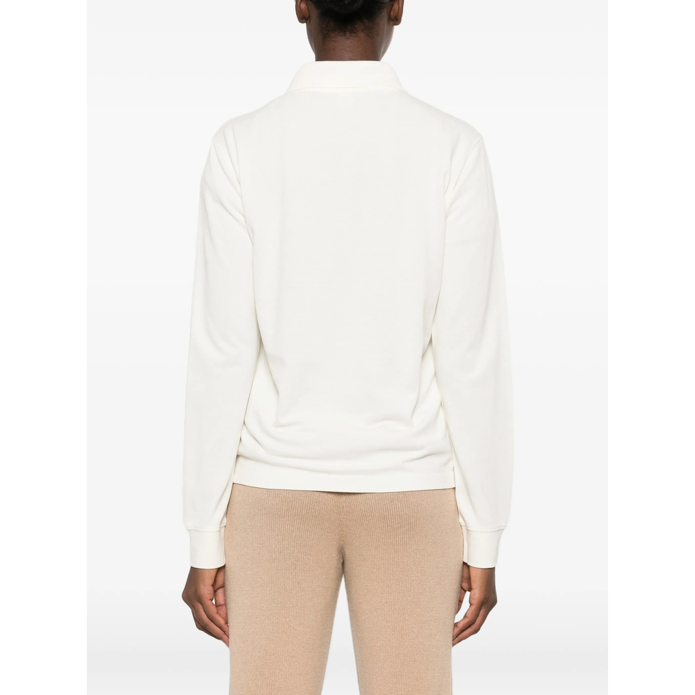 Perry Logo-Patch Long-Sleeve Polo