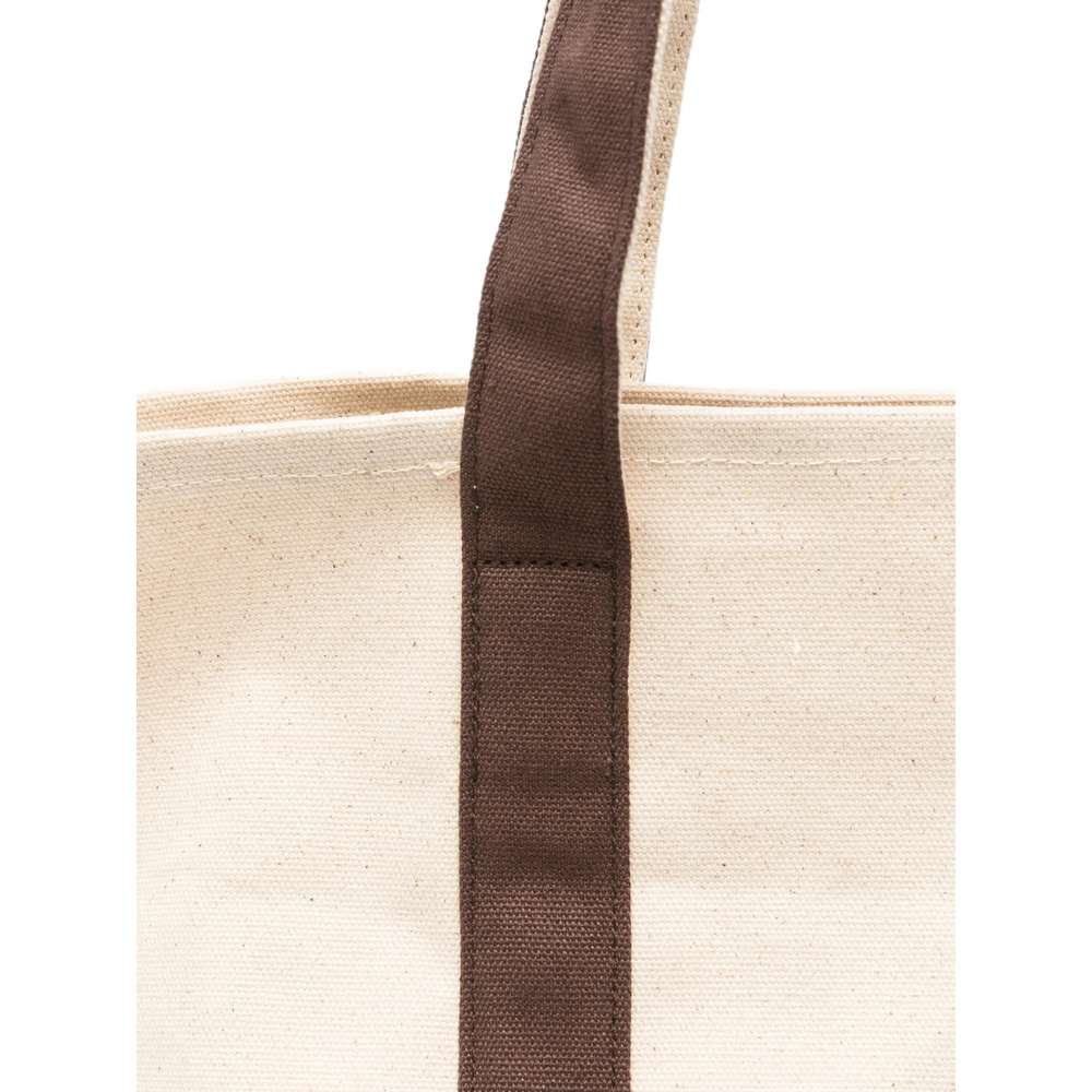 Medium Mona Logo-Embroidered Tote Bag