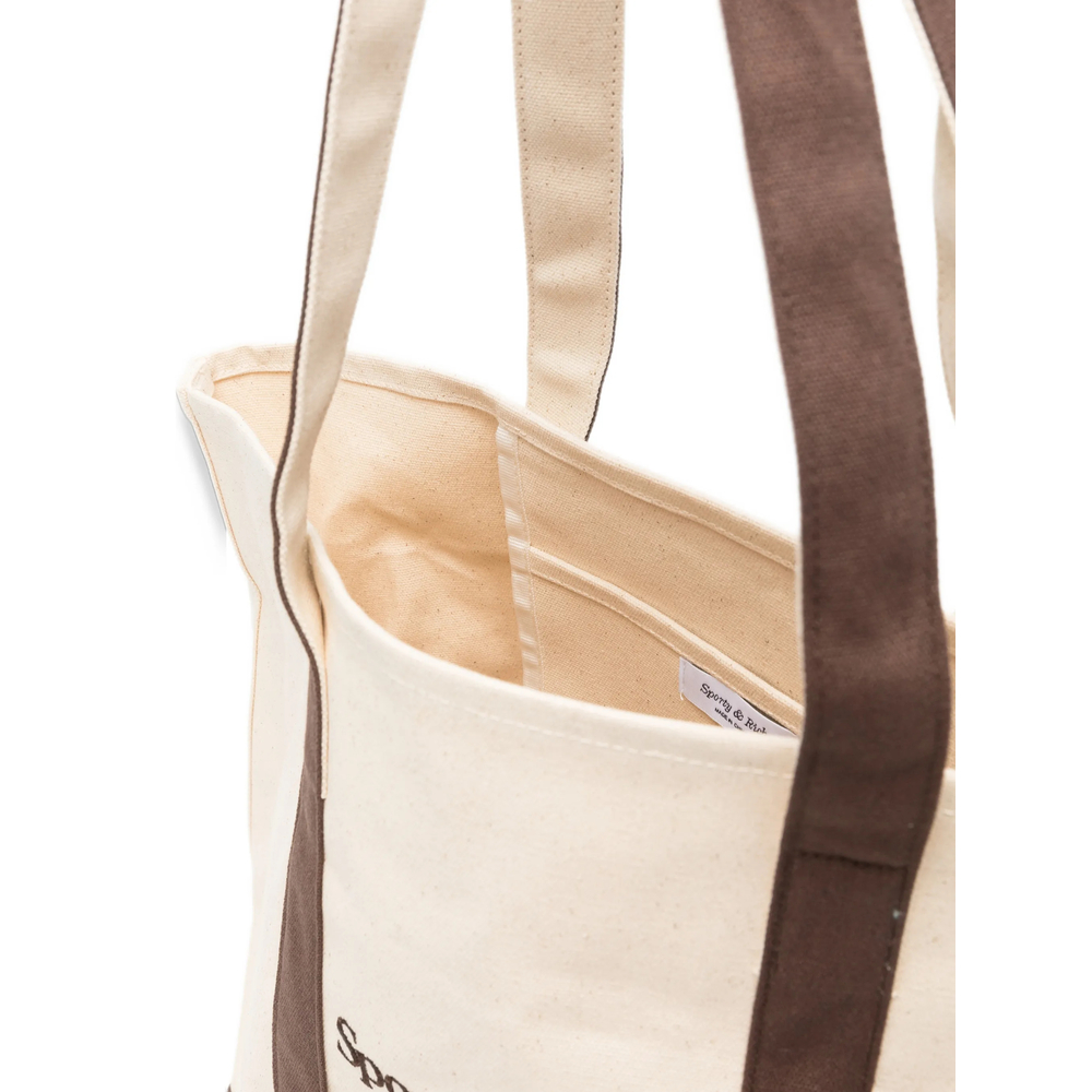 Medium Mona Logo-Embroidered Tote Bag