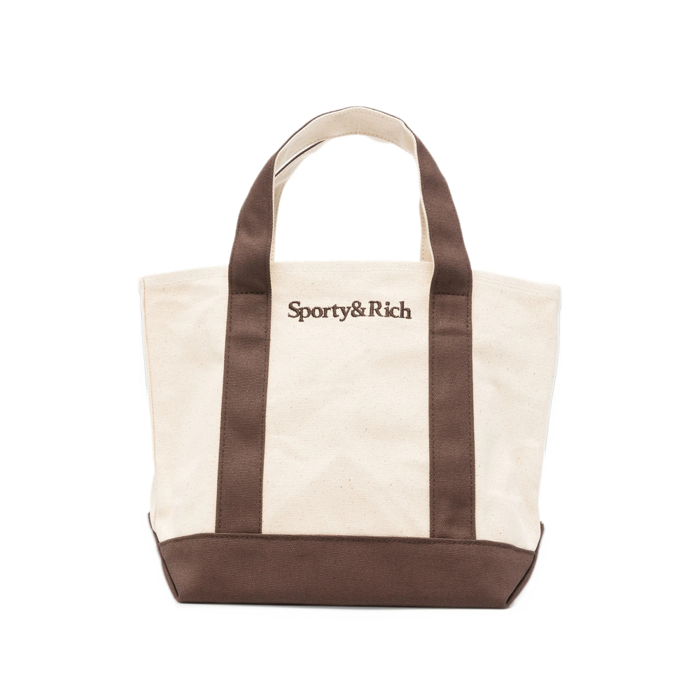 Mini Logo-Embroidered Tote Bag