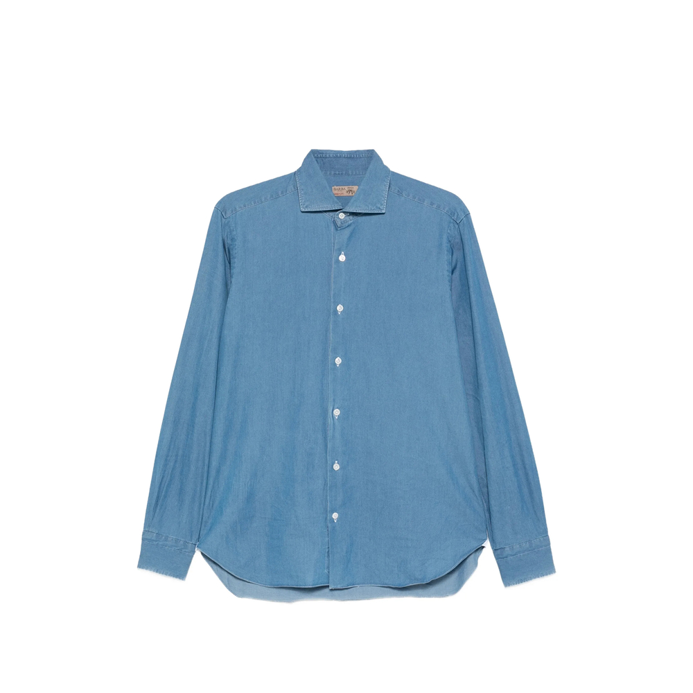 Barba Napoli Western Denim Shirt