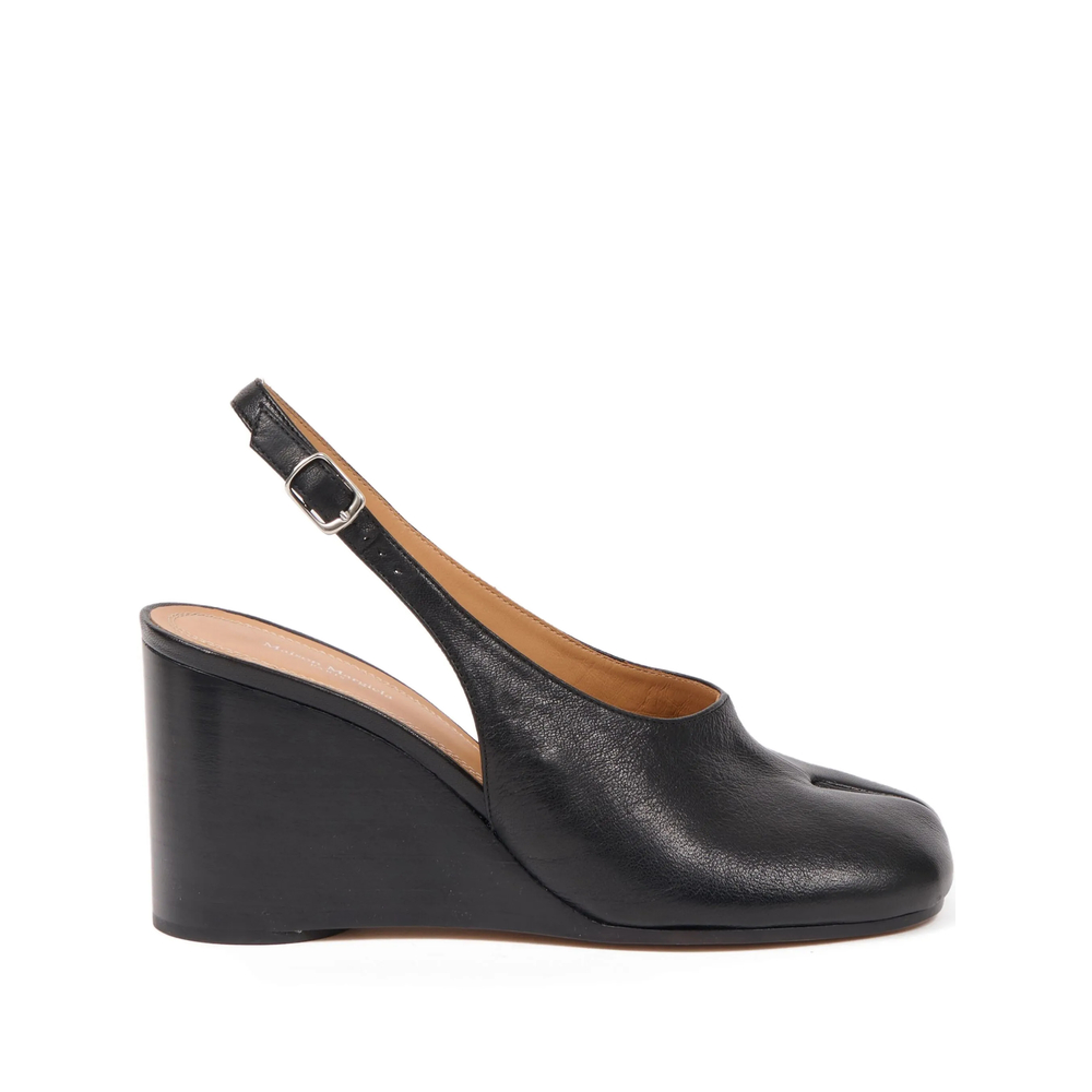 Maison Margiela Tabi Wedge Leather Pumps