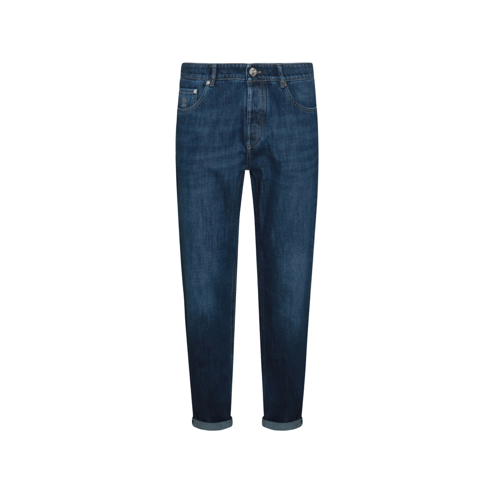 Faded-Effect Jeans