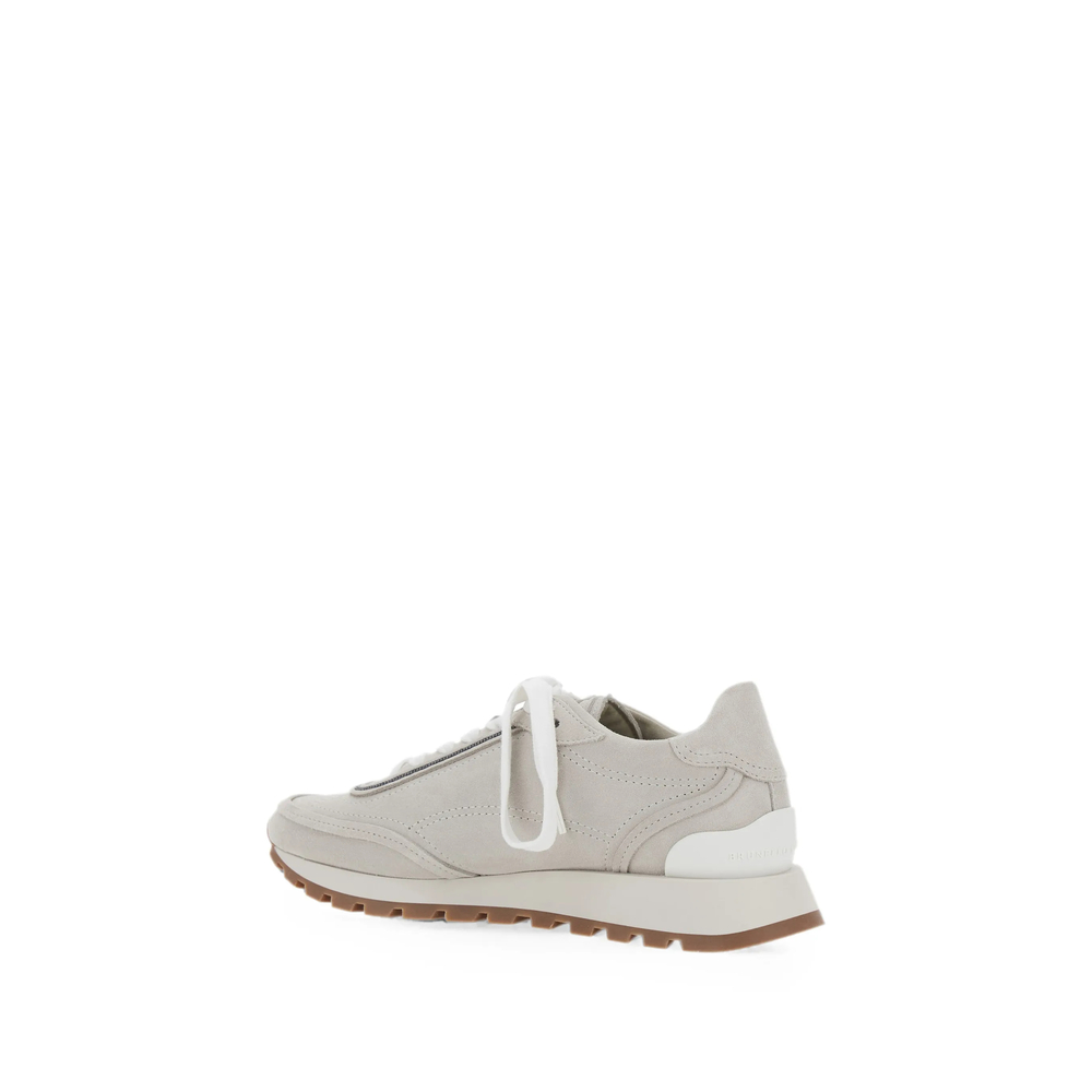 Monili-Trim Panelled Sneakers