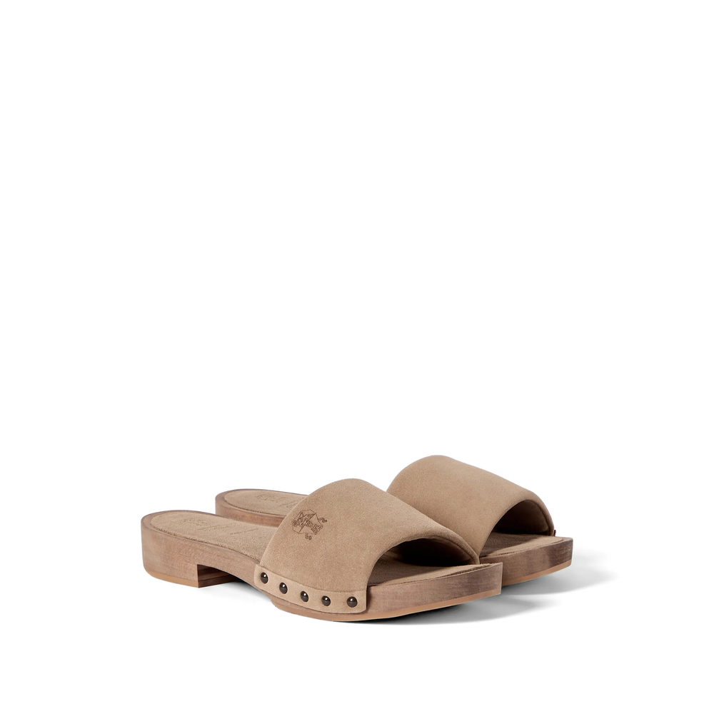 Suede Slides