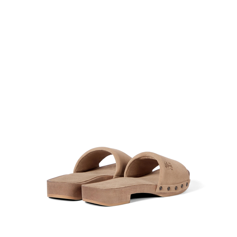 Suede Slides