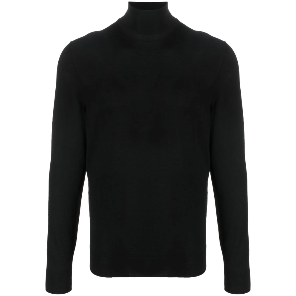 Fine-Knit Roll Neck Sweater