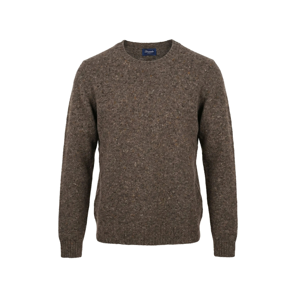 Flecked-Knit Sweater