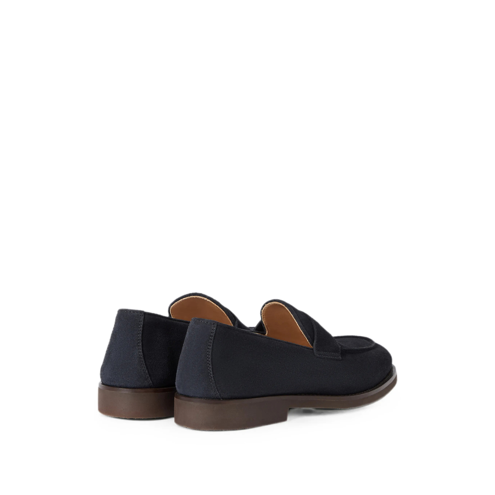 Suede Penny Loafers