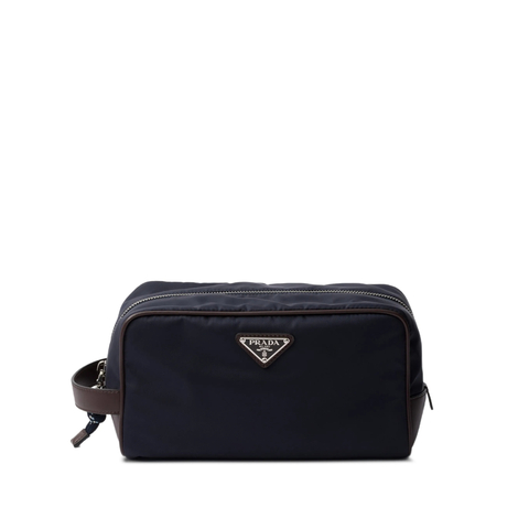 Prada Speedrock Re-Nylon Logo-plaque Wash Bag