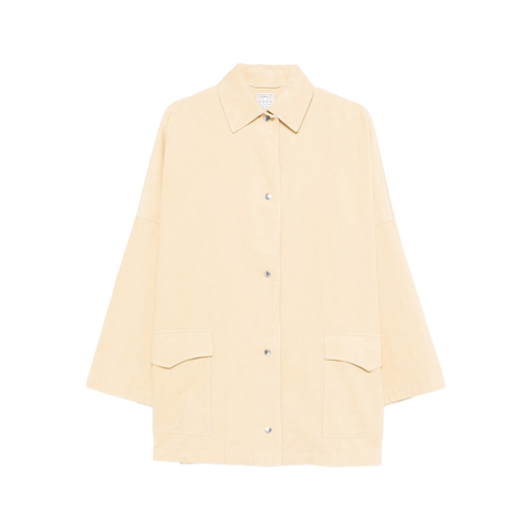 Toteme Cord Overshirt Jacket Beige