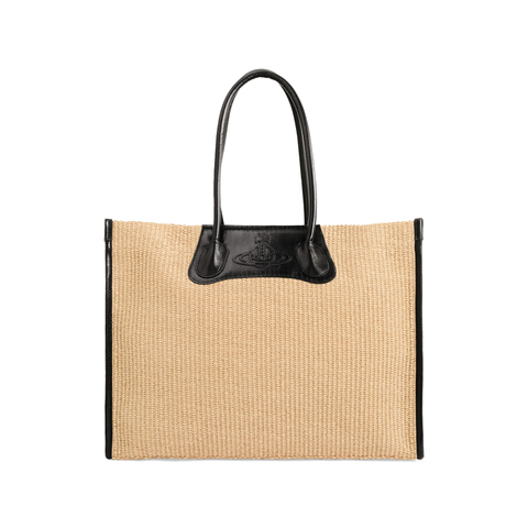 Vivienne Westwood Troy Woven Tote Bag