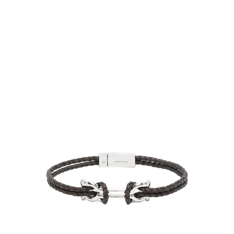 Ferragamo Gancini Braided Bracelet