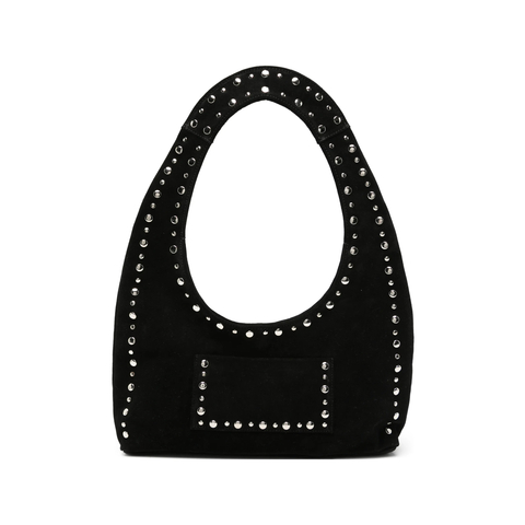 Gimaguas Franca Stud-embellished Suede Tote Bag
