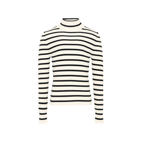 Fendi Striped Ribbed-knit Sweater