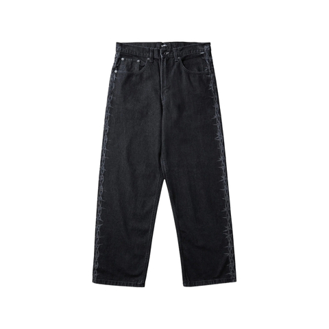 Vans X Slam Jam A. O.D. Barbed-wire-print Jeans